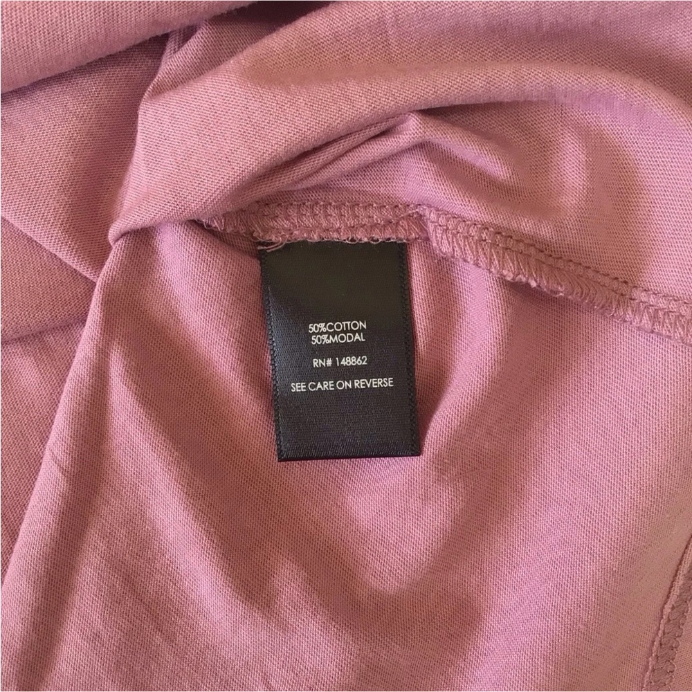 Torrid V-Neck Tee Shirt Top Plus Sz 2X Dusty Rose Minimalist Normcore SoftGirl - Picture 8 of 10